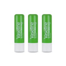 바세린 고보습 립케어 알로에베라 립 테라피 스틱형 4.8g 3개