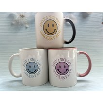 해피 스마일 포토 머그컵, 시크릿머그