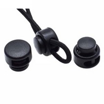 끈 길이 조절 버클 스토퍼 고정 잠금 버튼 클립 1세트