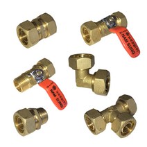 엑셀부속(제품별도구매) 엑셀부품 15A 엘보 레바햇다 카플링밸브 배관자재 관수자재 수도 보일러 부속, A형 정티(사은품테프론), 1개