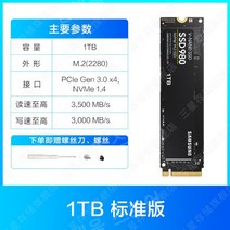 삼성 980 SSD 1TB NVMe M.2, 1, 1TB 스탠다드 에디션