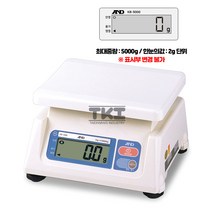 [AND] KB-5000 단순중량 저울(5kg/2g단위)/주방저울