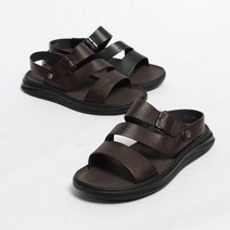 아이슈즈 알렉스 가죽 남성 샌들 3굽