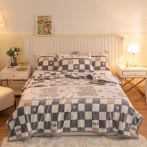 황토이불 중력 수피마 데일리라이크 이불 따뜻하고 두꺼운 겨울 캐시미어 양면 양모 담요 소프트 소파 침