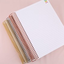[아이스타일] 맘대로 DIY 체인저블 Jumbo Note -점보노트, 로즈골드코일