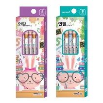 모나미 연필 5본입, 03-여아용 HB 5본입