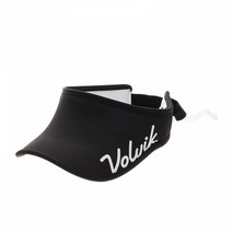 볼빅골프웨어 여성 골프 비비드일체형 바이저 APL420, 블랙