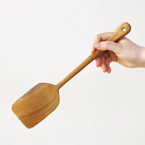 바른락 티크 우드 심플 뒤집개, 단품