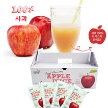 제천 고랭지 사과 통째로 착즙한 진한 생 사과즙 사과주스 100ml 50포, 단품, 단품