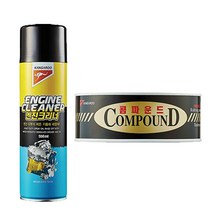 leather compound콤파운드차량복원+cleaner연비향상엔진크리너차량용, 1개