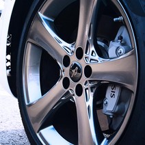 [람앤클] 제네시스 GV60 GV70 GV80 휠캡 커버 몰딩 튜닝 용품, F타입-골드(4P)