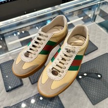 [명품]구찌 남성 웹 스트라이프 스니커즈 남자운동화 버터 블랙 624486 141889 2 213 065080