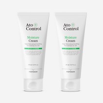 모모쏘우 아토컨트롤 모이스처 고보습 크림 150ml 온가족용 피부장벽강화, 2개