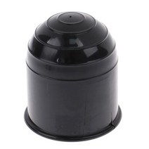 견인고리 하트견인고리 견인장치 자동차 튜닝 50mm 블랙 실버 견인 후크 볼 커버 캡 히치 캐러밴 Traile 트레일러 액세서리, BK