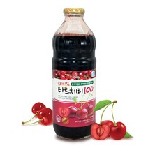 타트체리 쥬스 타트체리효능 타트체리원액 농축액 몽모랑시 타트체리맛 후기 타트체리주스효능 타트체리성분 체리즙 체리차 더건강한 정성가득 농축 과일차 과일주스, 1병, 1000ml