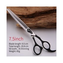 Fenice 애완 동물 머리 가위 7.0 7.5 인치 전문 일본 440c 개 손질 절단, 7.5인치