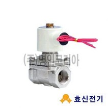 볼밸브 솔 밸브 스텐 닫힘 HPW154S 15A AC220V, 색상:[색상]본상품