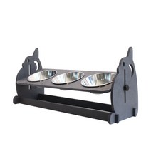 런메이크 높이 각도 조절 애완 밥그릇, B타입 02. ET 냥이 3구