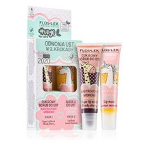 FlosLek 플로슬렉 Vege 립케어 리뉴얼 립 set - Moody 체리 scrub + 레몬 마스크 for 립스, lip set