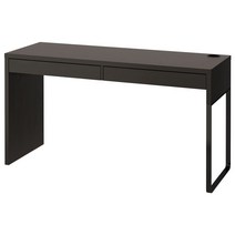 [withIKEA] 이케아 MICKE 미케 책상 블랙브라운 142x50 cm, 조립외 제품 서비스 동영상 별도 제공