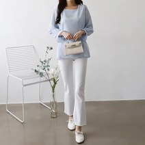 수키 스퀘어넥커프스블라우스 1024937
