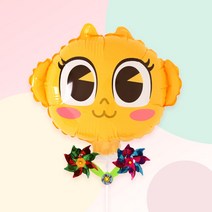 [파티지] 손풍선 모음 스틱풍선 막대풍선, N_D_바람개비 풍선_금비