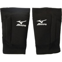 미즈노 배구 무릎 패드 유스 T10 플러스 배구 무릎 패드 원 사이즈 올 블랙, 기본