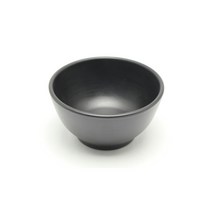 식당 가정 고급스러운 검정 멜라민 밥그릇 캠핑 공기밥그릇