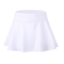 테니스스커트 스포츠 스커트 운동 이너 치어 리더 액티브 러닝 테니스 치어리더 스커트테니스, WHITE+XXL