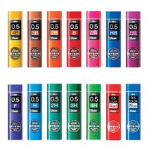 (Pentel) 펜텔 아인슈타인 샤프심 모음 Pentel AIN STAIN, 0.5MM, 칼라 BLUE