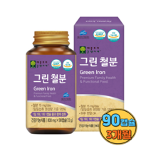 임산부 가임기 수유기 여성 청소년 어린이 철분 영양제 비헴철 유산균배양물 추출 아세로라추출물 분말 유기농 과일채소혼합분말 90캡슐 남녀노소