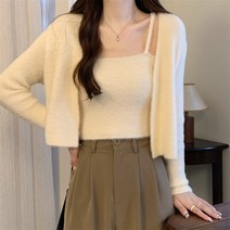 의상 환승연애 연보라 옷 크롭 날개사 가디건 퍼 볼레로 니트 소매 윤승아 앙고라스타일 혜인 스웨터 글램룩 채령
