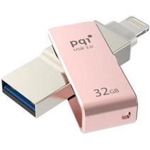 일본직발송 3. Lightning 단자 포함 USB 플래시 드라이브 PQI iConnect mini (32GB 로즈골드) B01B2E866M, 상세 설명 참조0