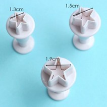 빵집기구 3 4pcs 기하학 Pentagram 스타 인감 주방 액세서리 플런저 커터 비스킷 쿠키 케이크 금형 장식 도구, style3