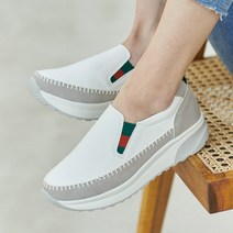 편안한 쿠션슬립온 키높이슬립온 기본민자여성운동화 컬리
