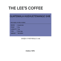 THE LEE'S COFFEE 과테말라 우에우에테낭고 드립백1박스(10개입) 드립백커피, 10개입, 12g