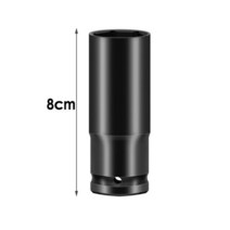 공구4/8cm 소켓 세트 임팩트 렌치 용 공압 공구 워크프로 헤드 확장 육각형 라이트 잭해머, 02 Long, 02 22mm