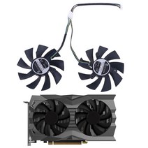 GeForce GTX 1660 RTX 2060 비디오 카드 냉각 팬 Zotac AMP VGA 그래픽 팬 4 핀 쿨러, 한개옵션0