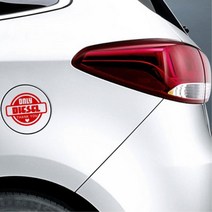 Thankyou 연료 표시 차량 글씨스티커 자동차데칼, 그레이, 가솔린