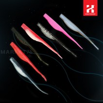 카즈미 힛토 소프트 웜 5인치 광어 다운샷 쉐도우웜, 웜 훼이크(WF)