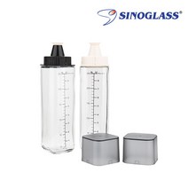 시노글라스 사각실리콘 오일병 250ml 2P세트, 1개
