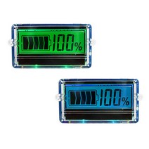 배터리 잔량표시기 8-63V 볼트메타 파워뱅크 전압계, NG052. 백라이트 블루