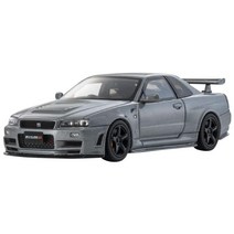 Kyosho Original 143 닛산 스카이 라인 GT-R R34 니스모 그랜드 투어링 카 (그레이) 완제품 KSR43106GR