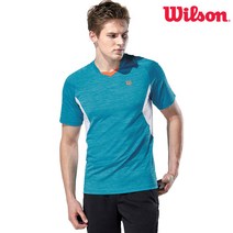 윌슨 브이넥 반팔티 2439 남성 민트 매쉬 스포츠 운동