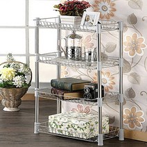 시우_스텐선반 다용도 사각선반400 4단