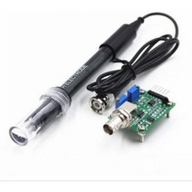 액체 PH 값 감지 센서 모듈 전극 프로브 Arduino BNC 제어용 모니터링 제어 보드, 빨간, 세트