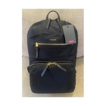 투미 백팩 여성 Tumi Carly Backpack. Brand New. Black GOLD HARDWARE Voyaguer Rare!