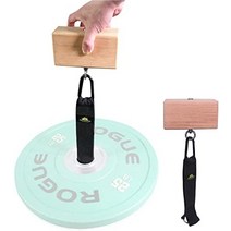 완력기 도넛 악력기 측정기 무소음 손목운동 등 산 활기 없는 핀치 블록 그립 핸드 그립 연습 등반 파워 그립 전완 손가락 기 체력 단련 강화제 장비, 스트랩 로딩 핀이 있는 나무 그립