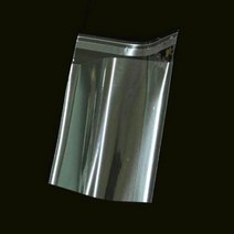 [바보사랑] 투명 비닐 접착 OPP봉투 폴리백 11X18cm+4cm 400매, 색상:투명