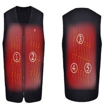 USB 충전식 온열조끼 열선조끼 전자파인증 작업패딩 퀼팅 융털 기모